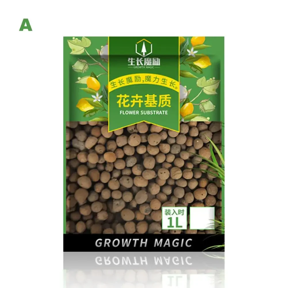 水耕栽培用の有機土砂ボール,植木鉢,2リットル - Clay Pebble Growing のレビューと価格