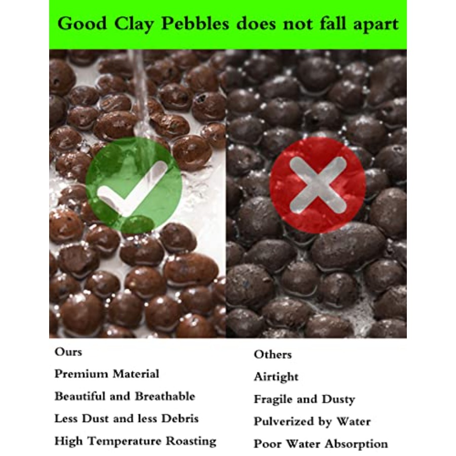 ヴォウロシミ粘土砂利水耕栽培用岩石オーガニックセラミックサイ - Clay Pebble Growing のレビューと価格