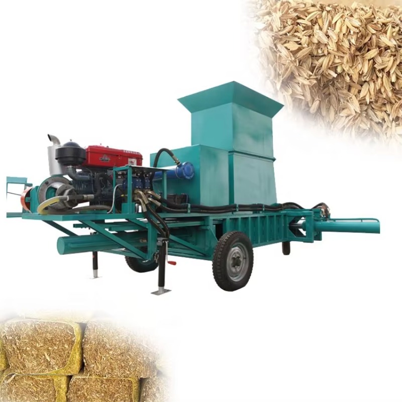 ホイール搭載ディーゼル式ココナッツコアーブロック製造機 油圧 - Coco Coir Block のレビューと価格