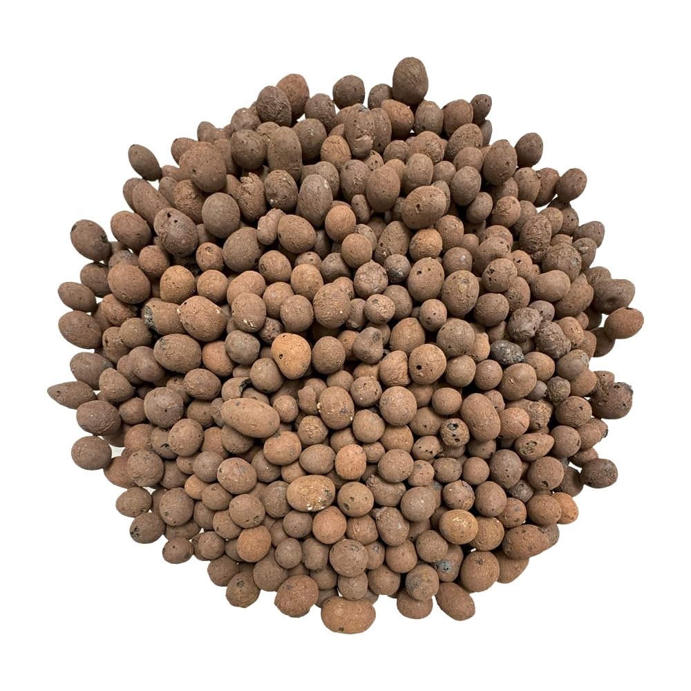 米国発送 水耕栽培用エクスパンデッドクレイペブル 30リット - Clay Pebble Growing のレビューと価格