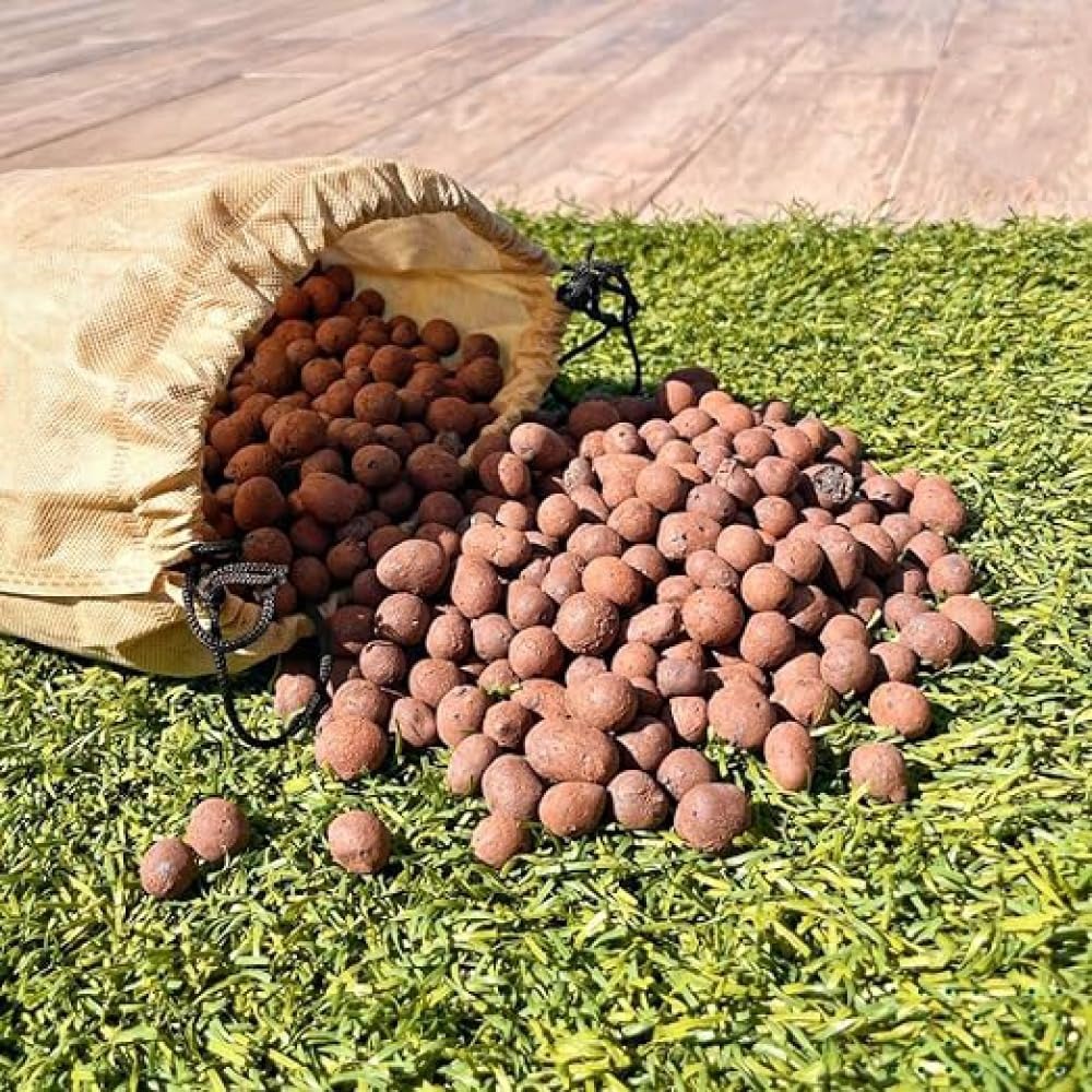 米国発送 水耕栽培用エクスパンデッドクレイペブル 30リット - Clay Pebble Growing のレビューと価格
