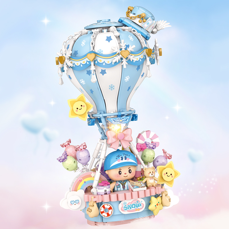 LOZ ココアドベンチャー 桜の花 熱気球 組み立てブロック - Coco Coir Block のレビューと価格