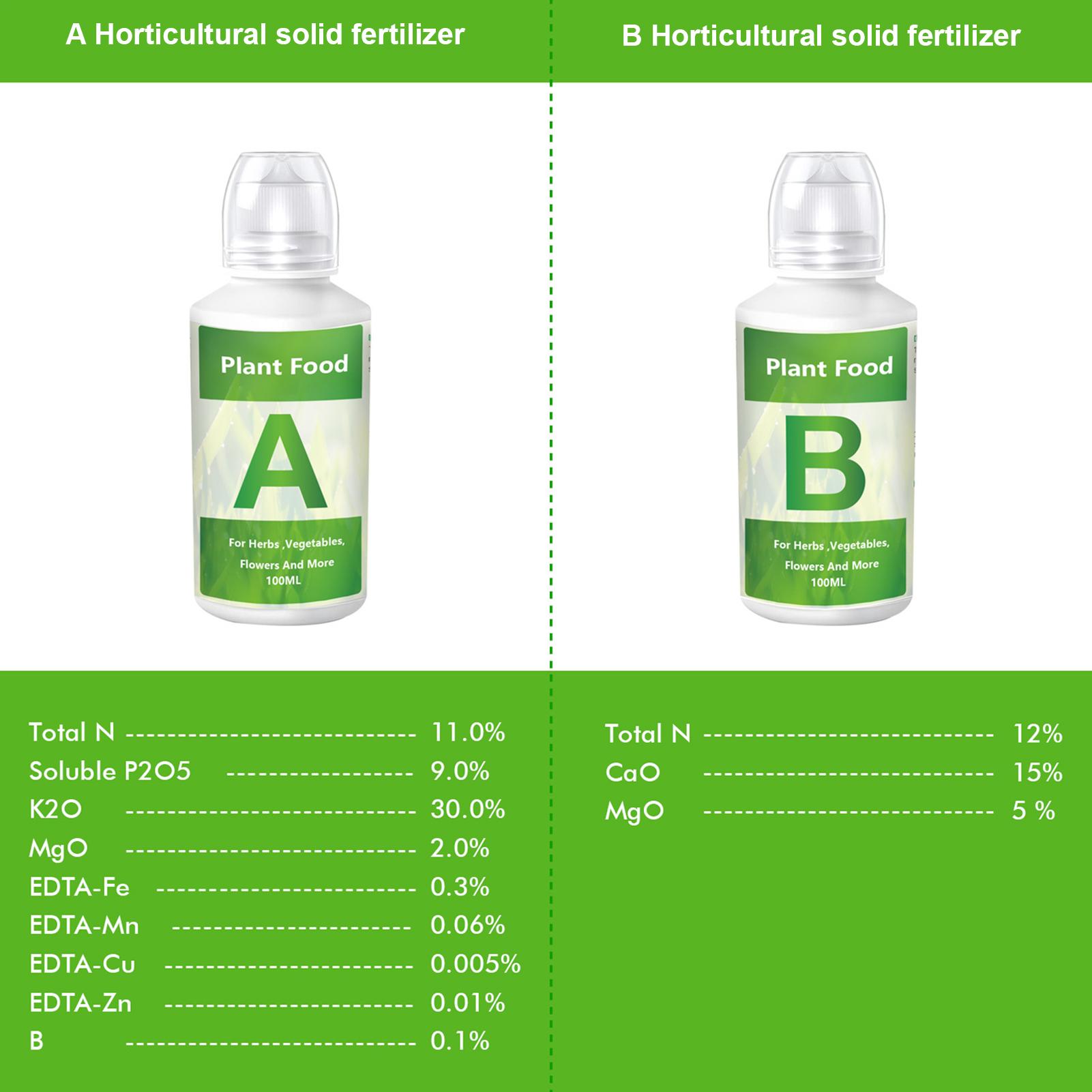 水耕栽培用栄養剤肥料AB溶液セット 庭の植物に簡単使用で成長 - Nutrient Solution Ab のレビューと価格