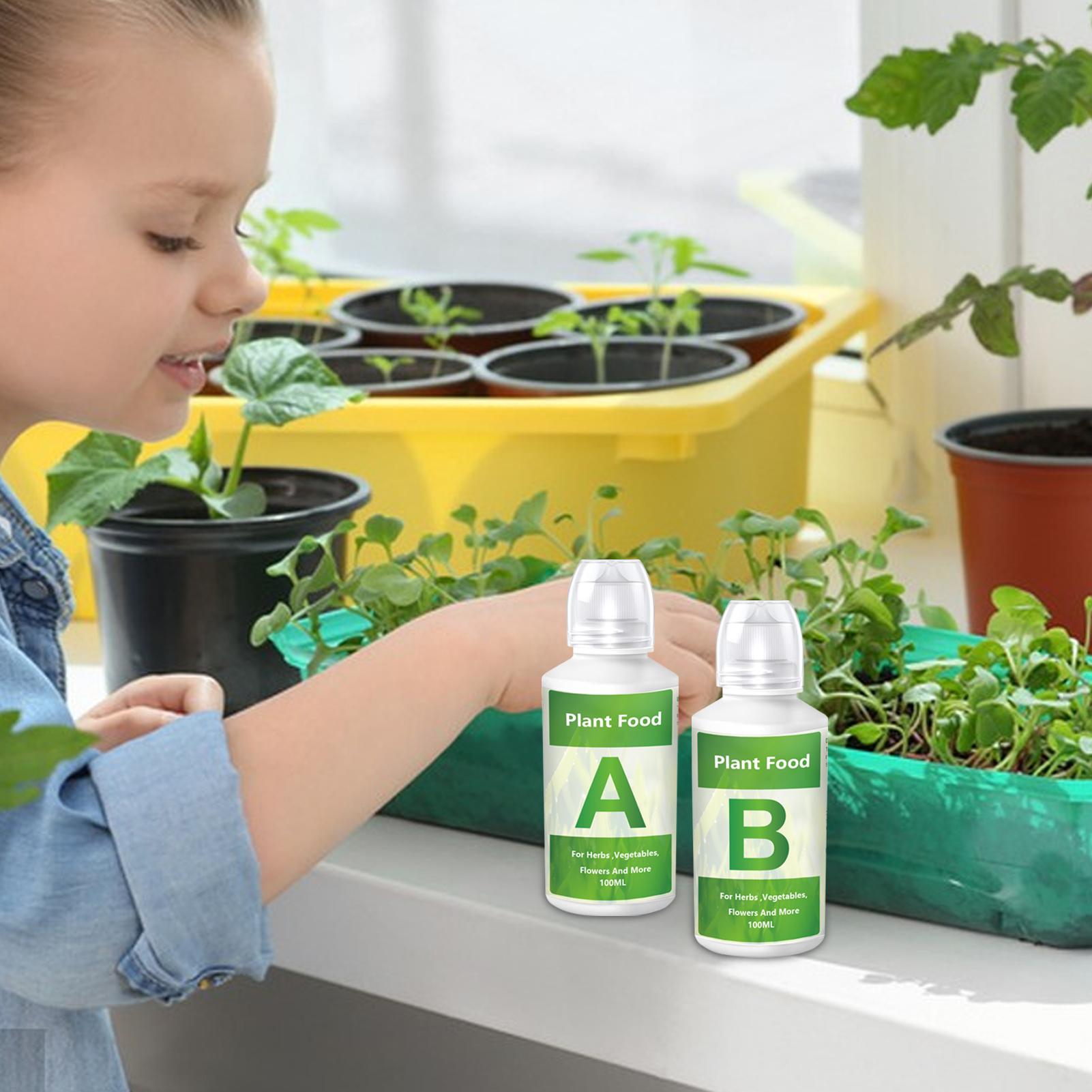 水耕栽培用栄養剤肥料AB溶液セット 庭の植物に簡単使用で成長 - Nutrient Solution Ab のレビューと価格