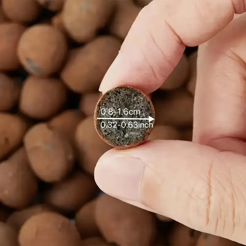 1LB 再利用可能な水耕粘土小石 天然水耕栽培粘土小石 軽量 - Clay Pebble Growing のレビューと価格